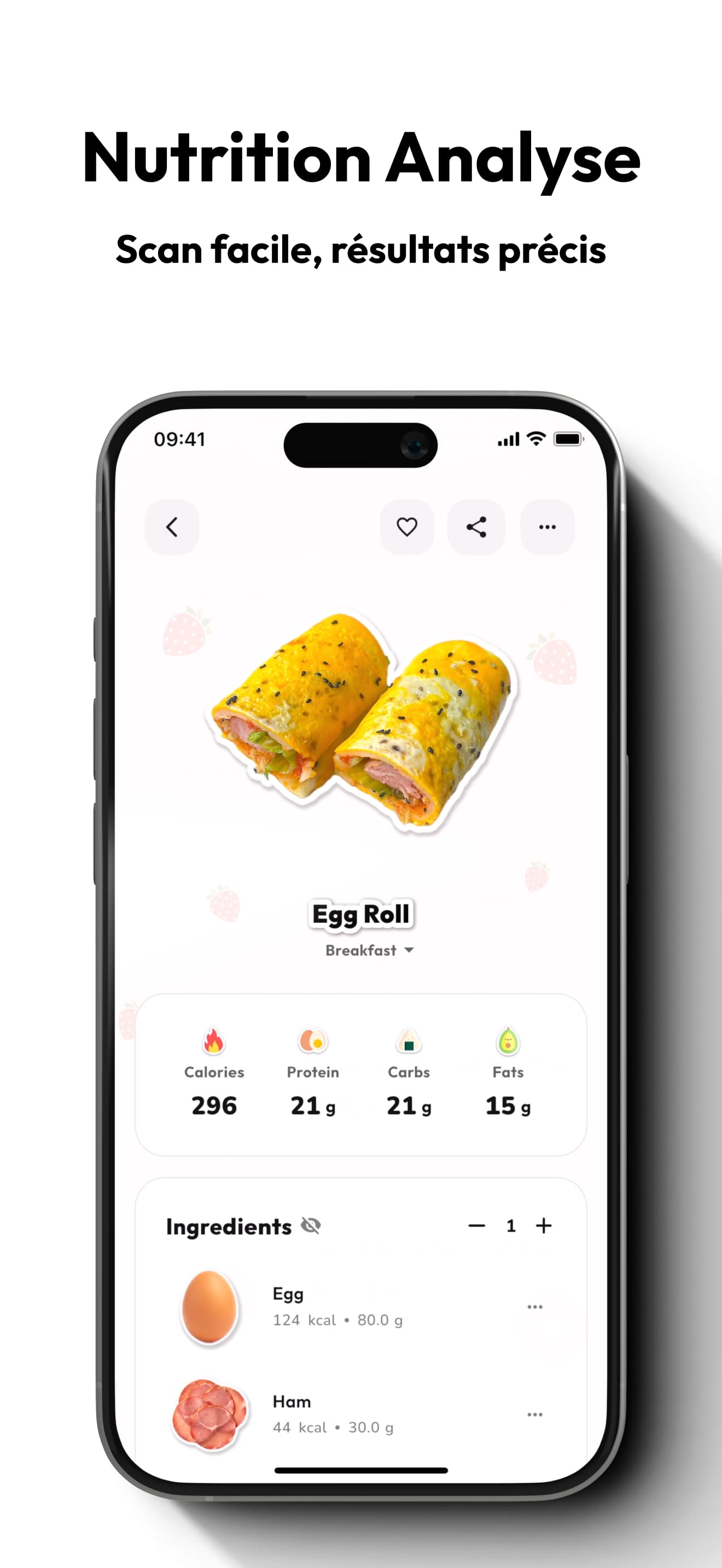 Eatmoji app screenshot 3 - calorie tracking and food sticker diary